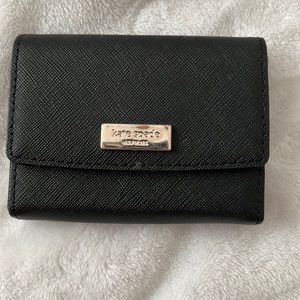 Kate Spade Black Structured Coin/Cash Purse